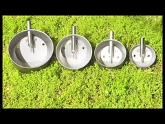 SS304 البيضاوي الشكل الخنازير المياه السلطانية شارب للخنازير